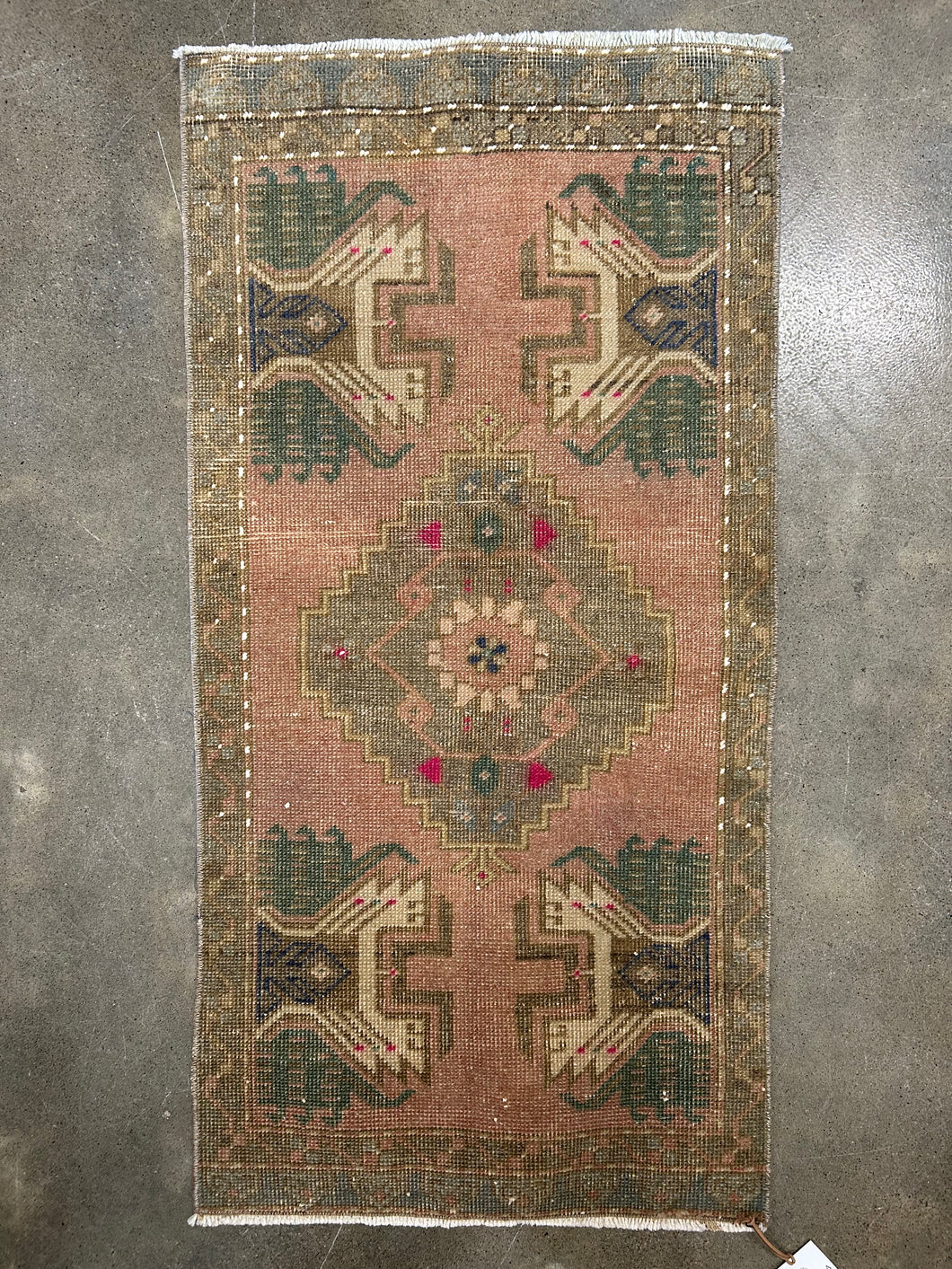 Vintage Mini Rug No. 687