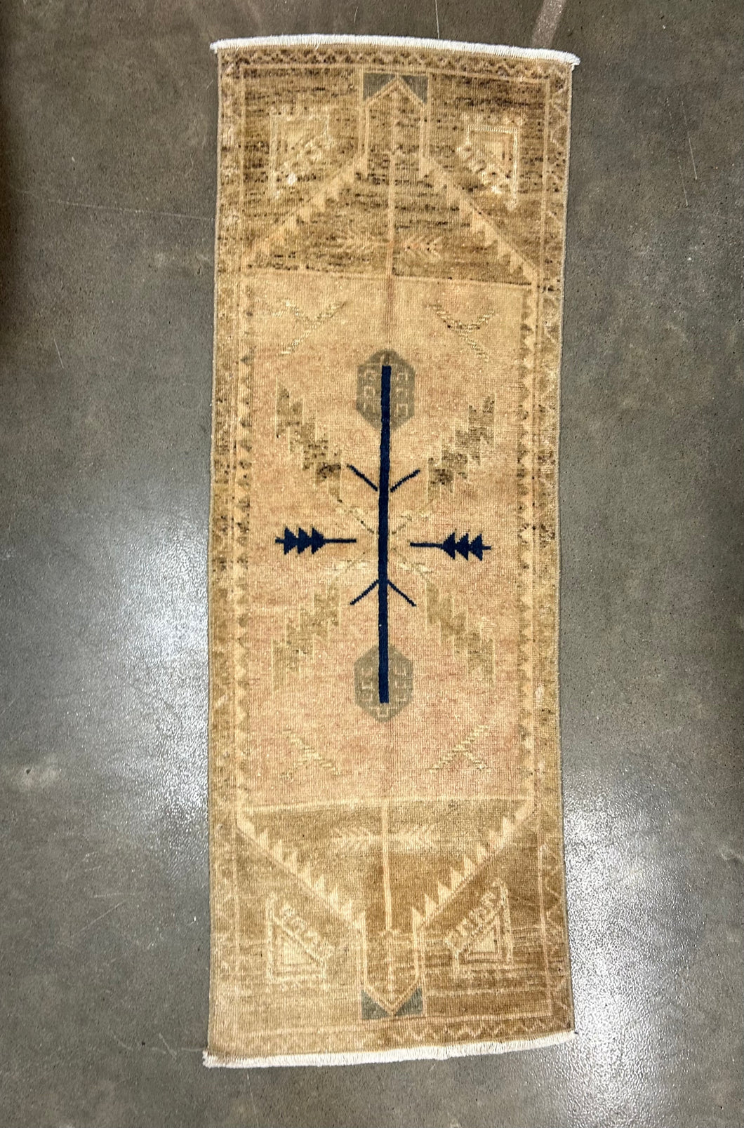 Vintage Turkish Mini Rug No. 697