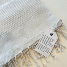 Riviera Striped Hand Towel- Natural
