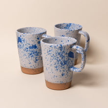 Stoneware Latte Mug in Royal Speckle